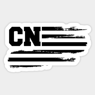 Casey Neistat Merch CN Flag Sticker